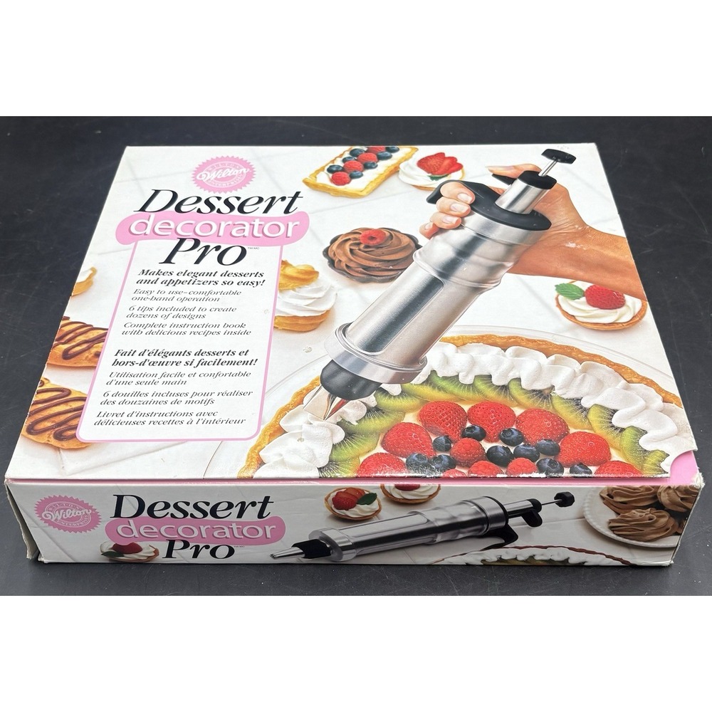 Vintage Wilton Dessert Decorator Pro Makes elgant desserts easy Cakes Cookies